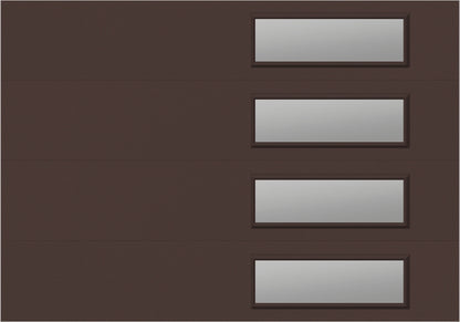 10'x7' Window - Skyflush Right - Brown - Clear