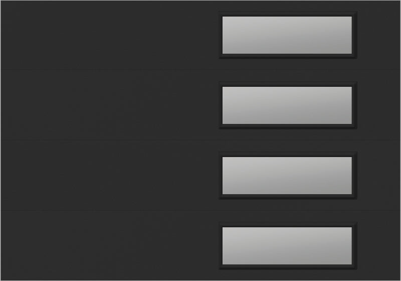 10'x7' Window - Skyflush Right - Black - Clear