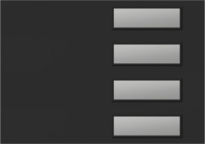 10'x7' Window - Skyflush Right - Black - Clear