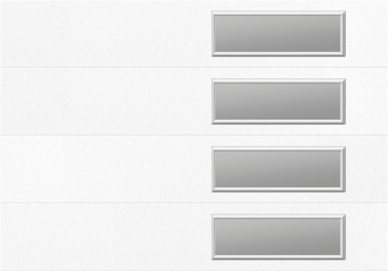 10'x7' Window - Skyflush Right - White - Clear