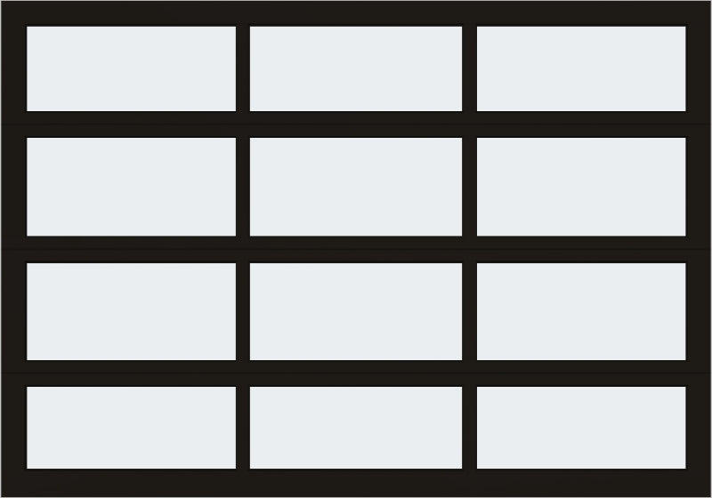 10'x7' Window - Aluminum - White - Frosted