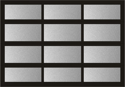 10'x7' Window - Aluminum - Dark Bronze - Obscure