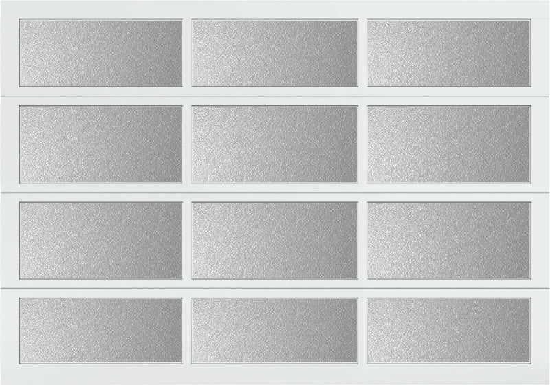 10'x7' Window - Aluminum - White - Obscure