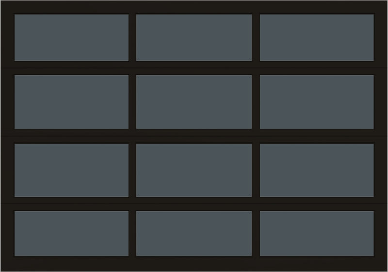 10'x7' Window - Aluminum - Dark Bronze - Tinted 