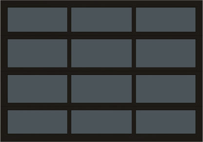 10'x7' Window - Aluminum - Dark Bronze - Tinted 