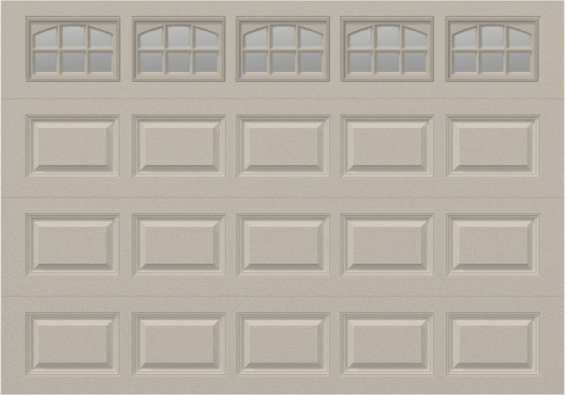 10x7 -  Cascade Short - Clear  With glass - Almond