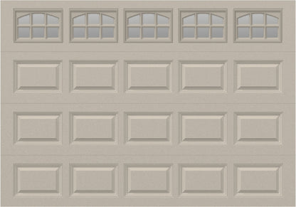 10x7 -  Cascade Short - Clear  With glass - Almond