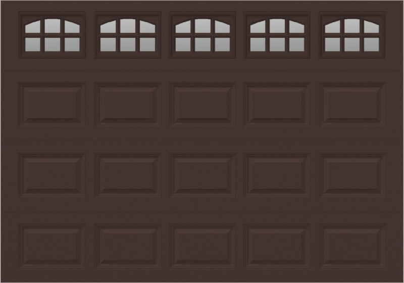 10x7 -  Cascade Short - Clear  With glass - Brown