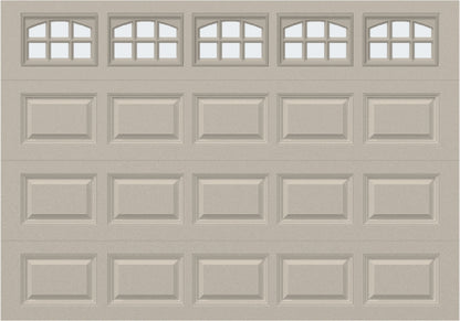 10x7 -  Cascade Short - Frosted  With glass - Almond