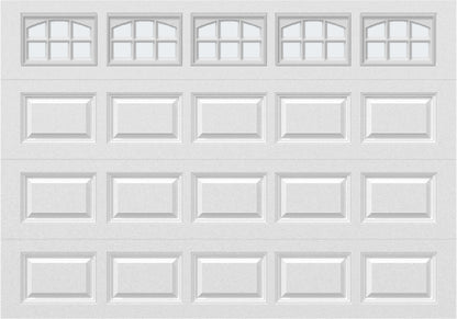 10x7 -  Cascade Short - Frosted  With glass - White