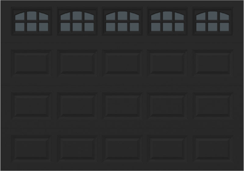 10x7 -  Cascade - Tinted - With glass - Black