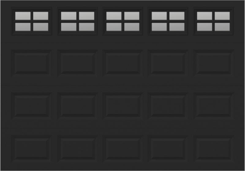 10x7 - Clear -  Stockton With glass - Black