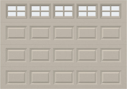 10x7 - Frosted -  Stockton With glass - Almond