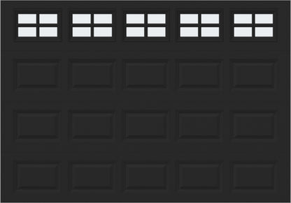 10x7 - Frosted -  Stockton With glass - Black