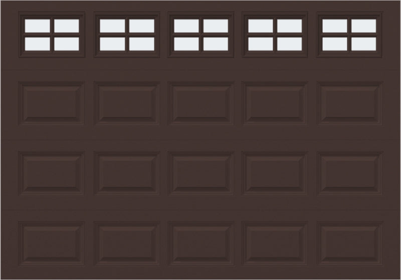 10x7 - Frosted  -  Stockton With glass - Brown