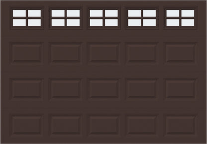 10x7 - Frosted  -  Stockton With glass - Brown