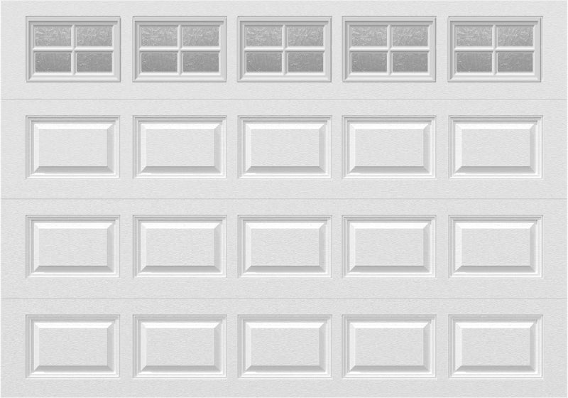 10x7 -  Obscure- Stockton With glass - White.