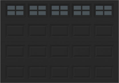 10x7 -  Tinted- Stockton With glass - Black