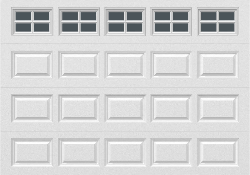 10x7 -  Tinted- Stockton With glass - White