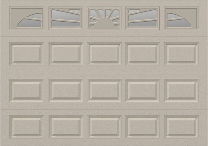 10x7 - Sunburst - Clear With glass - Almond