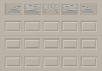 10x7 - Sunburst - Clear With glass - Almond