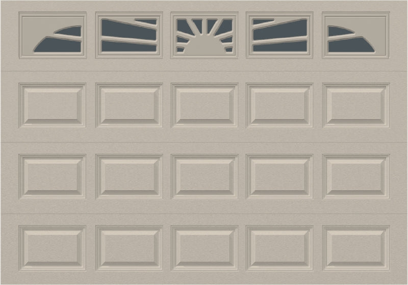 10x7 - Sunburst - Tinted -  With glass Long - Almond