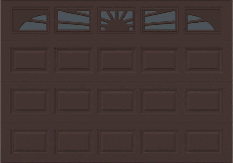 10x7 -  Sunburst - Tinted -  With glass Long - Brown