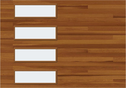 10x7 Window - Cedar Left - Frosted