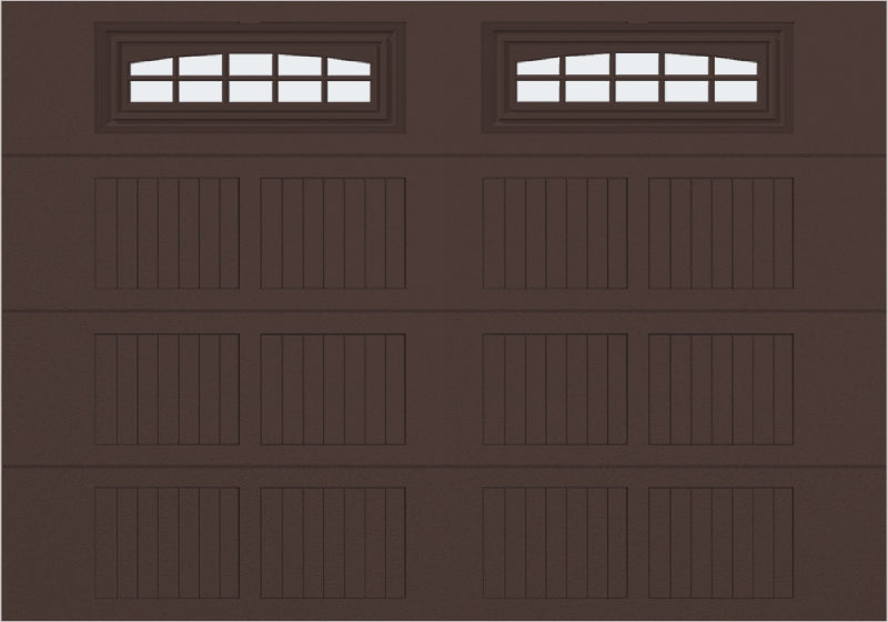 10x7 -  Cascade Short - Frosted  With glass - Brown