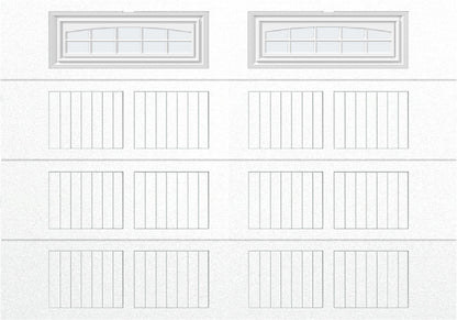 10x7 -  Cascade Short - Frosted  With glass - White
