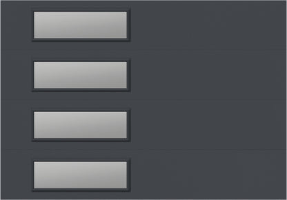 10'x7' Window - Skyflush Left  - Black - Clear
