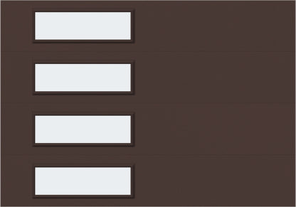 10'x7' Window - Skyflush Left  - Brown - Frosted