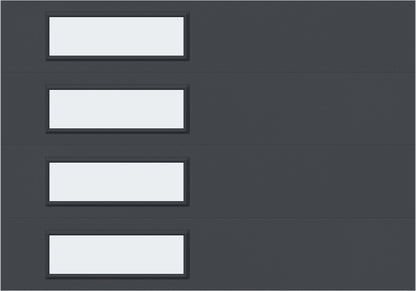 10'x7' Window - Skyflush Left   - Graphiete - Frosted