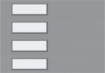 10'x7' Window - Skyflush Left  -  Gray - Frosted