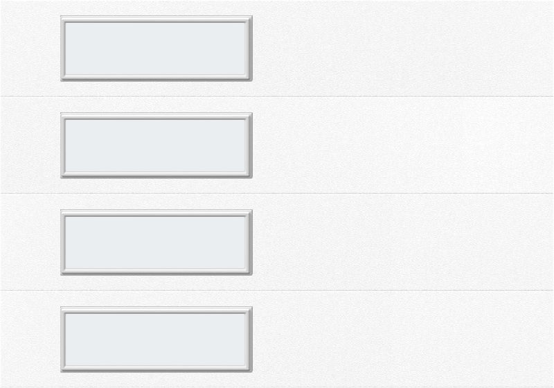 10'x7' Window - Skyflush Left  - White - Frosted