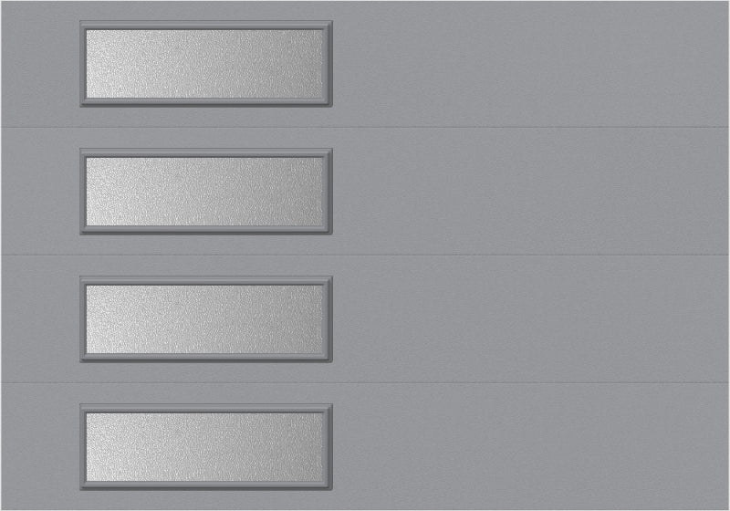 9'x7' Window - Skyflush Left  -  Gray - Obscure