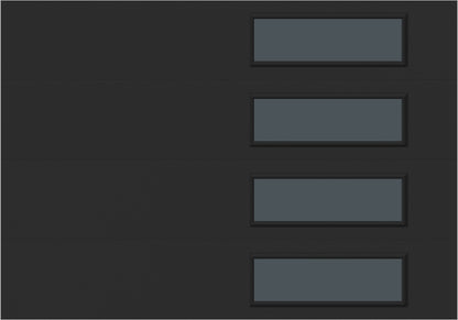 10'x7' Window - Skyflush Right  - Black - Tinted 