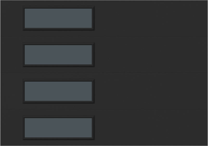 10'x7' Window - Skyflush Left  - Black - Tinted