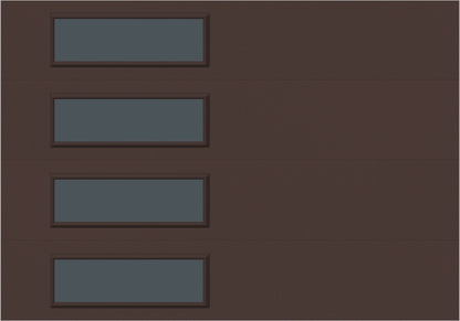 9'x7' Window - Skyflush Left t  - Brown - Tinted 