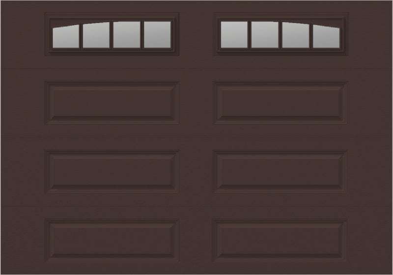 10x7 -  Long with glass Arched Stockbridge Long - Clear  With glass Long - Brown