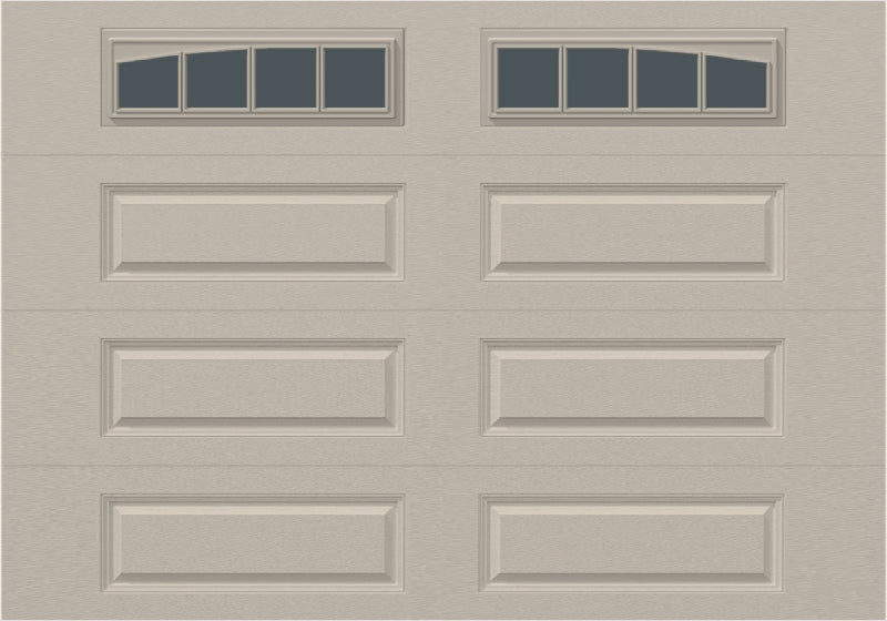 10x7 - Arched Stockbridge Long - Tinted With glass Long - Almond