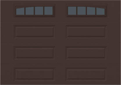 10x7 -  Arched Stockbridge Long - Tinted With glass Long - Brown