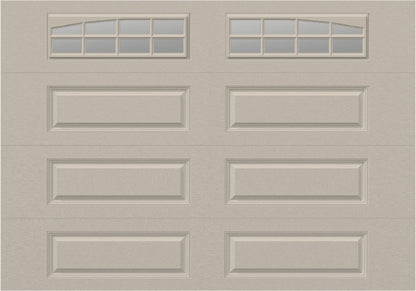 10x7 - Arched Stockton Long - Clear  With glass Long - Almond