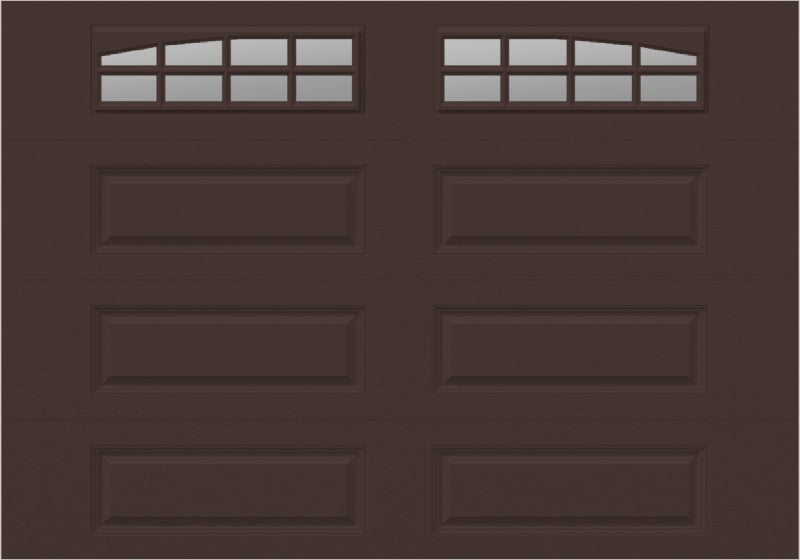 10x7 -  Arched Stockton Long - Clear  With glass Long - Brown