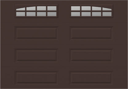 10x7 -  Arched Stockton Long - Clear  With glass Long - Brown