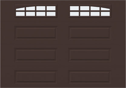 10x7 -  Arched Stockton Long - Frosted With glass Long - Brown