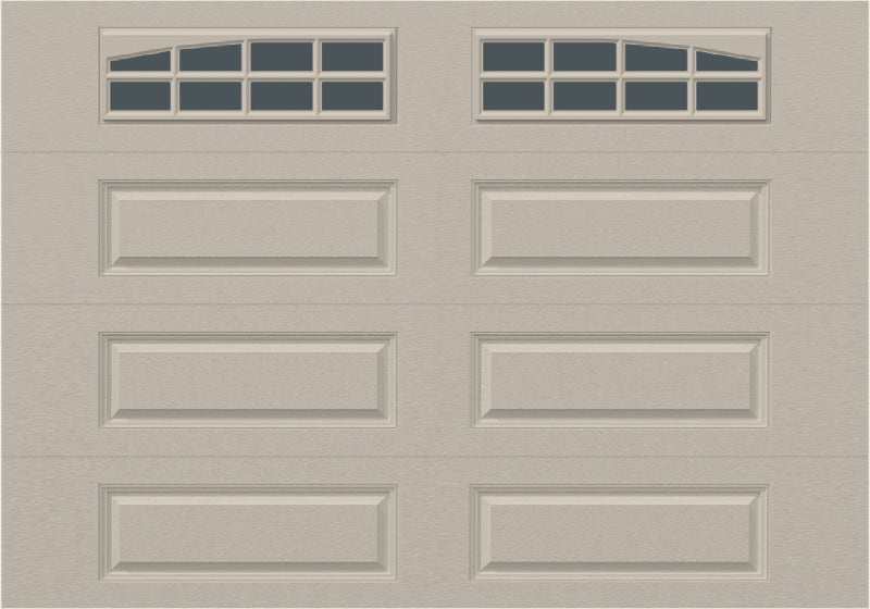 10x7 - Arched Stockton Long - Tinted With glass Long - Almond