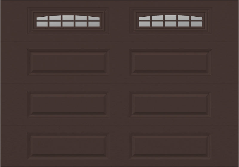 10x7 -  Cascade - Clear  With glass Long - Brown