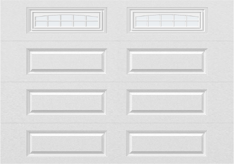 10x7 -  Cascade - Frosted  With glass Long - White