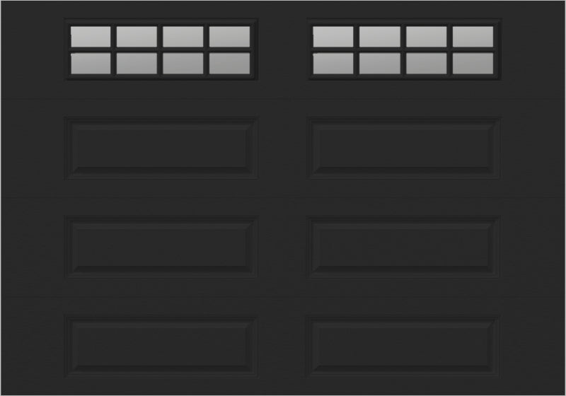 10x7 - Clear -  Stockton With glass Long - Black